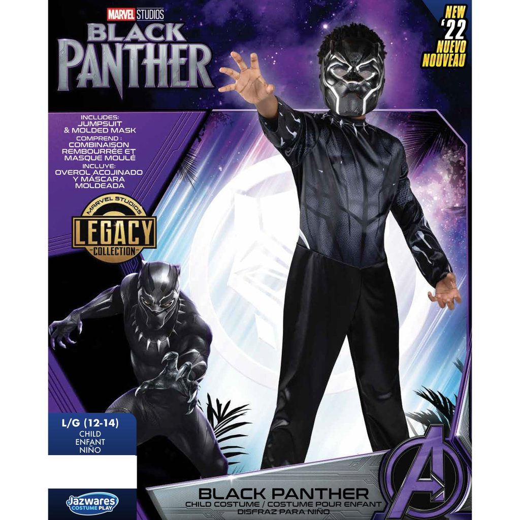 Boys Classic Black Panther Costume