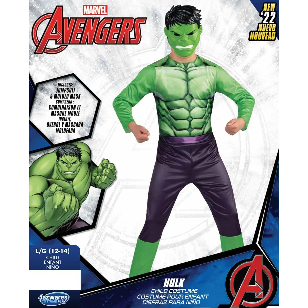 Boys Classic Hulk Costume – Avengers