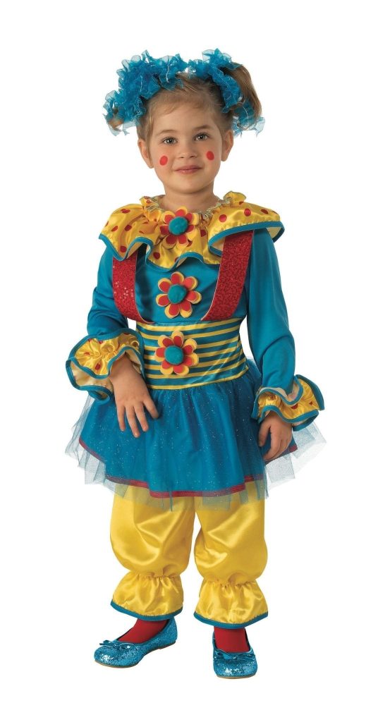 Girls Dotty The Clown Costume