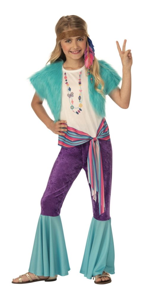 Girls Hippie Girl Costume