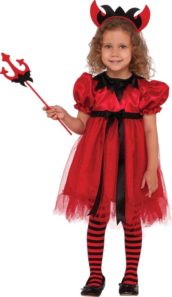 Girls Pretty Devilish Costume