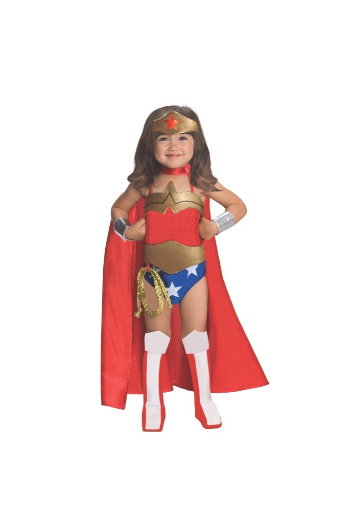 Toddler Girls Deluxe Wonder Woman Costume
