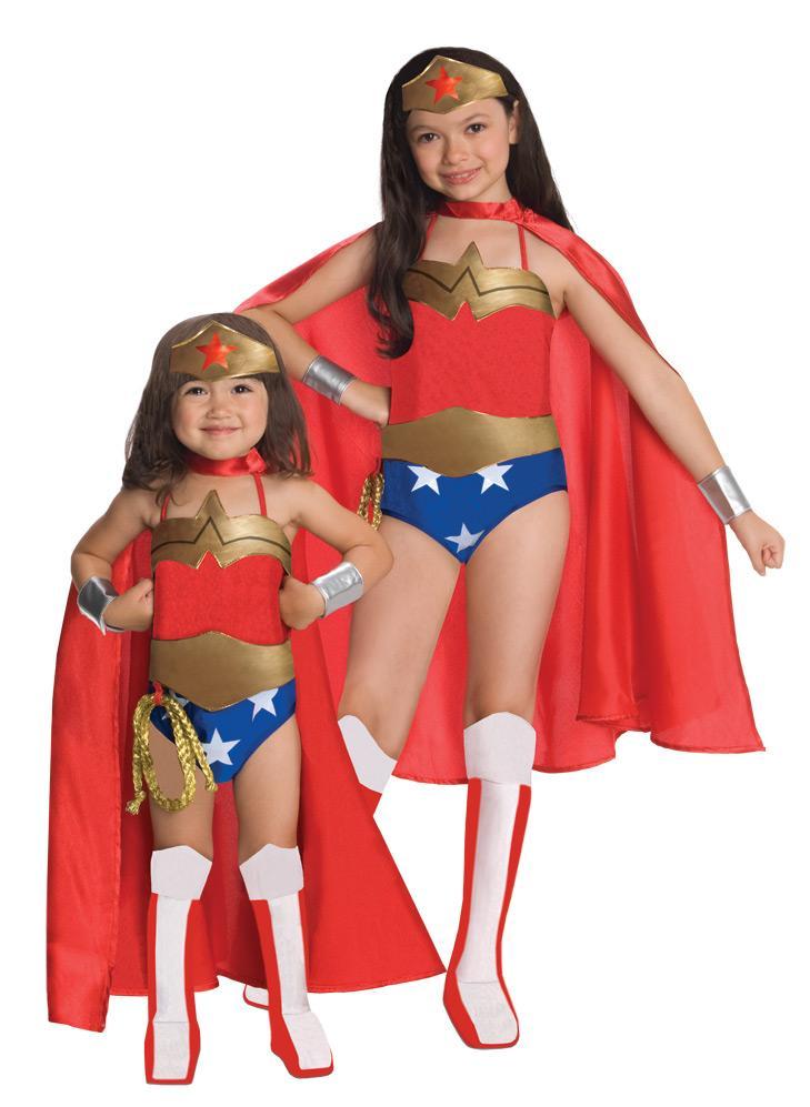 Toddler Girls Deluxe Wonder Woman Costume